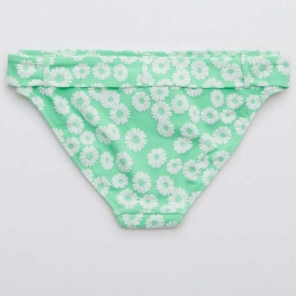 Aerie • NWT Green Floral Bikini Bottom with Belt - Picture 2 of 8